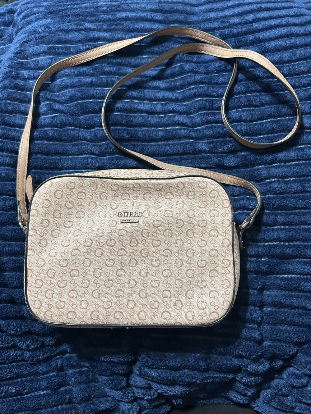 Guess - Women's All-Over Monogram Print Crossbody Bag
